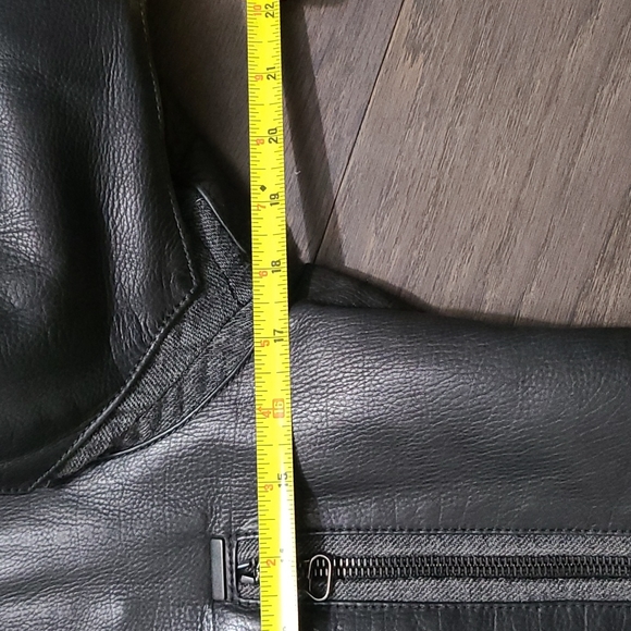 Lanvin leather and wool leather jacket - Picture 6 of 9